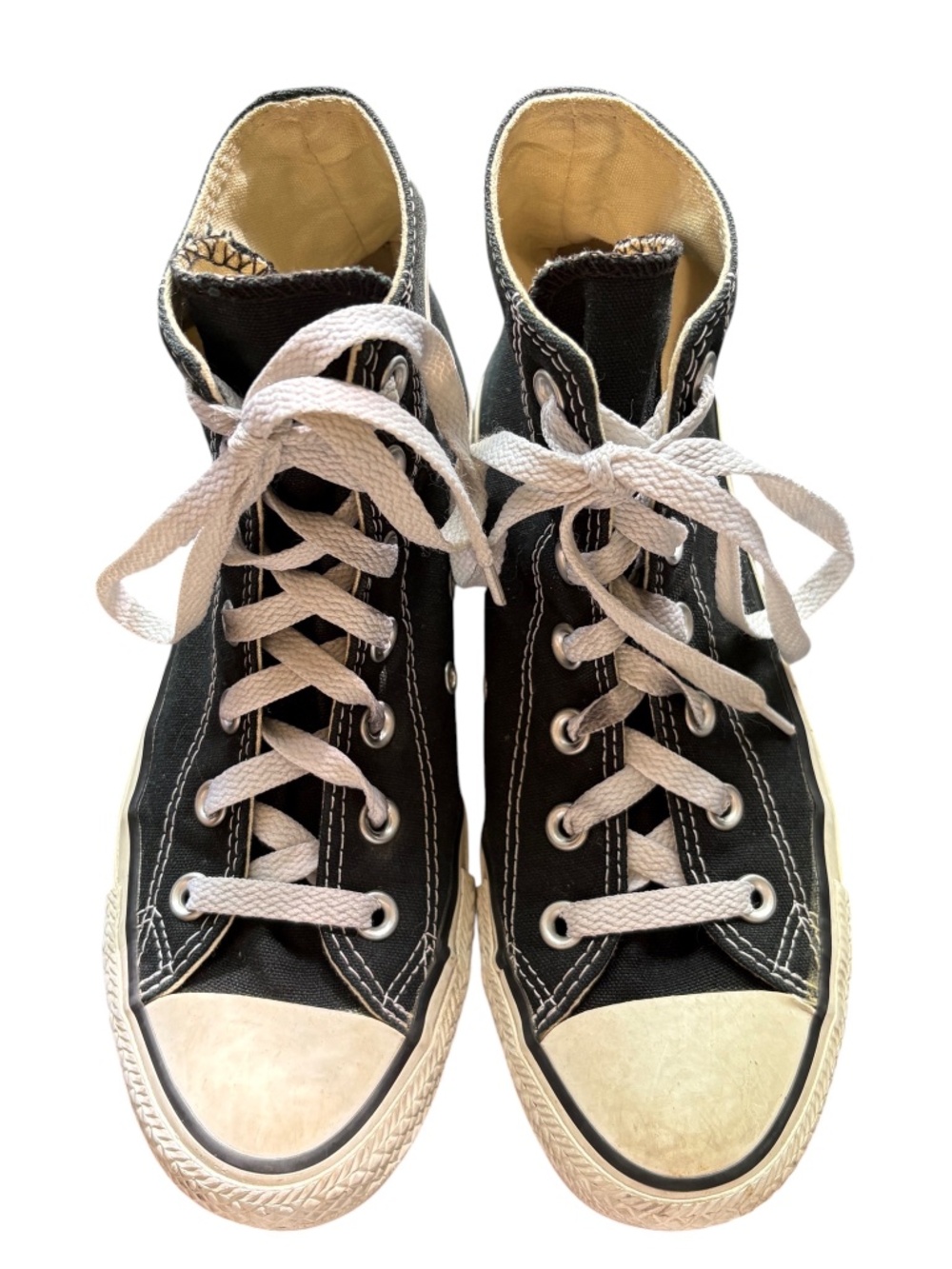CONVERSE ALL-STAR black hightop classic women 7 men 5